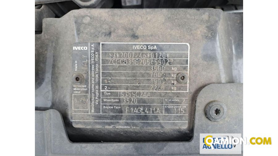 Iveco DAILY 35S16 DAILY 35S16 | Leggero Furgone > 35 q.li Altro | Borgo Agnello S.p.A.